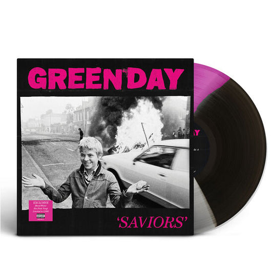 SAVIORS Lt Ed Vinyl Store Exclusive Tricolor Black White Hot Pink LP