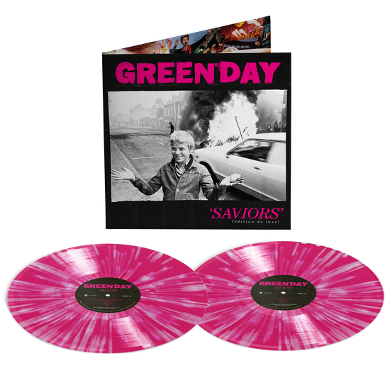 Saviors (édition de luxe) Pink With White Splatter Vinyl 2LP