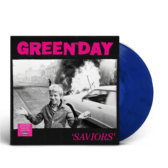 SAVIORS Lt Ed Store Exclusive Bluejay Marble Vinyl LP SAVIORS Lt Ed Store Exclusive Bluejay Marble Vinyl LP