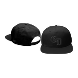 Blacked Out Logo Snapback Hat
