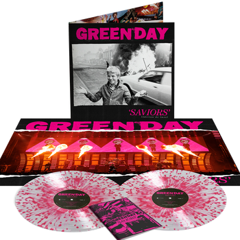 Saviors (édition de luxe) Clear With Pink Splatter VInyl 2LP + Store Exclusive Poster and Zine