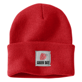 Heart Grenade Patch Red Beanie