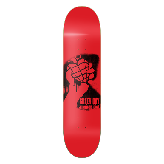 American Idiot Heart Grenade Skate Deck