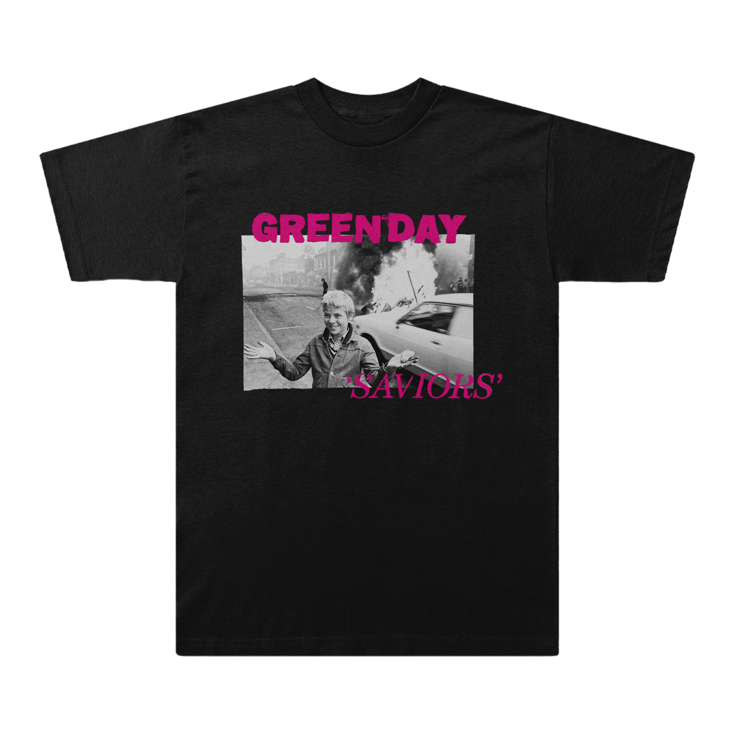 SAVIORS T-Shirt Green Day Official Store